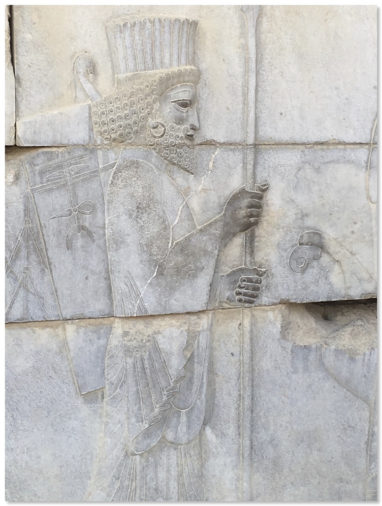 Persepolis, bas-relief de l’Apadana